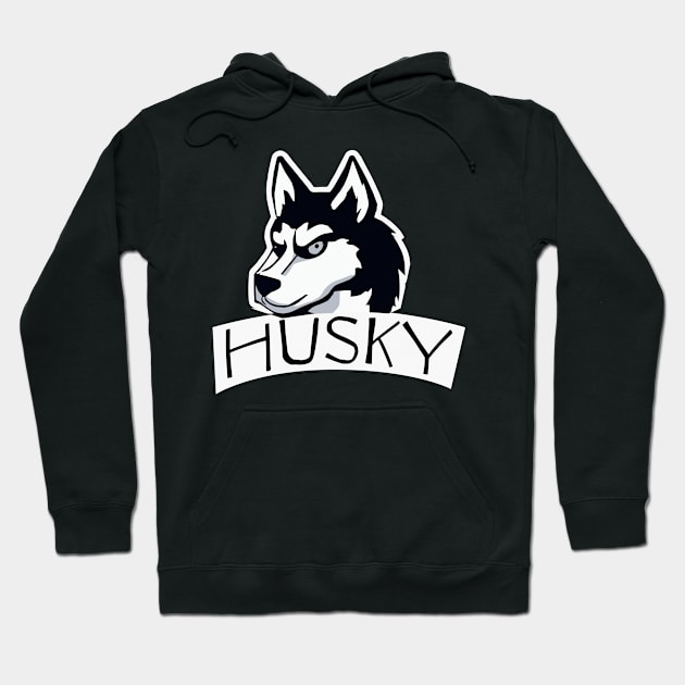 Vintage Husky Team Dog Lover Malamute Hoodie by BetterManufaktur